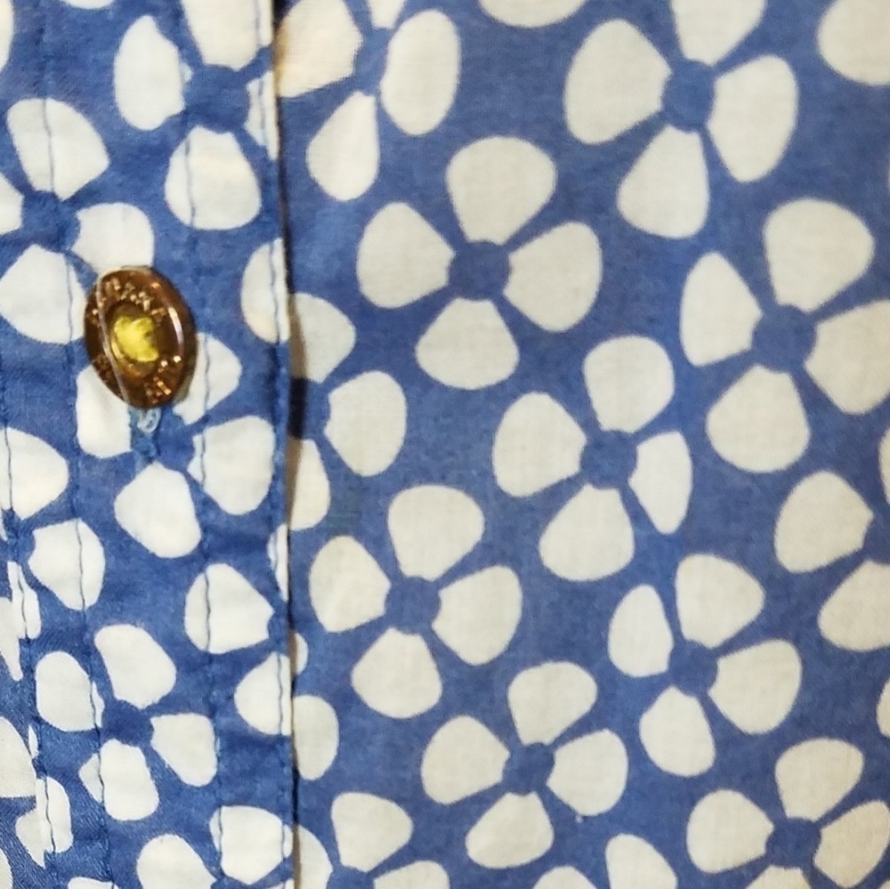 BANANA Republic Cotton Flower Print Shirt - Picture 3 of 7